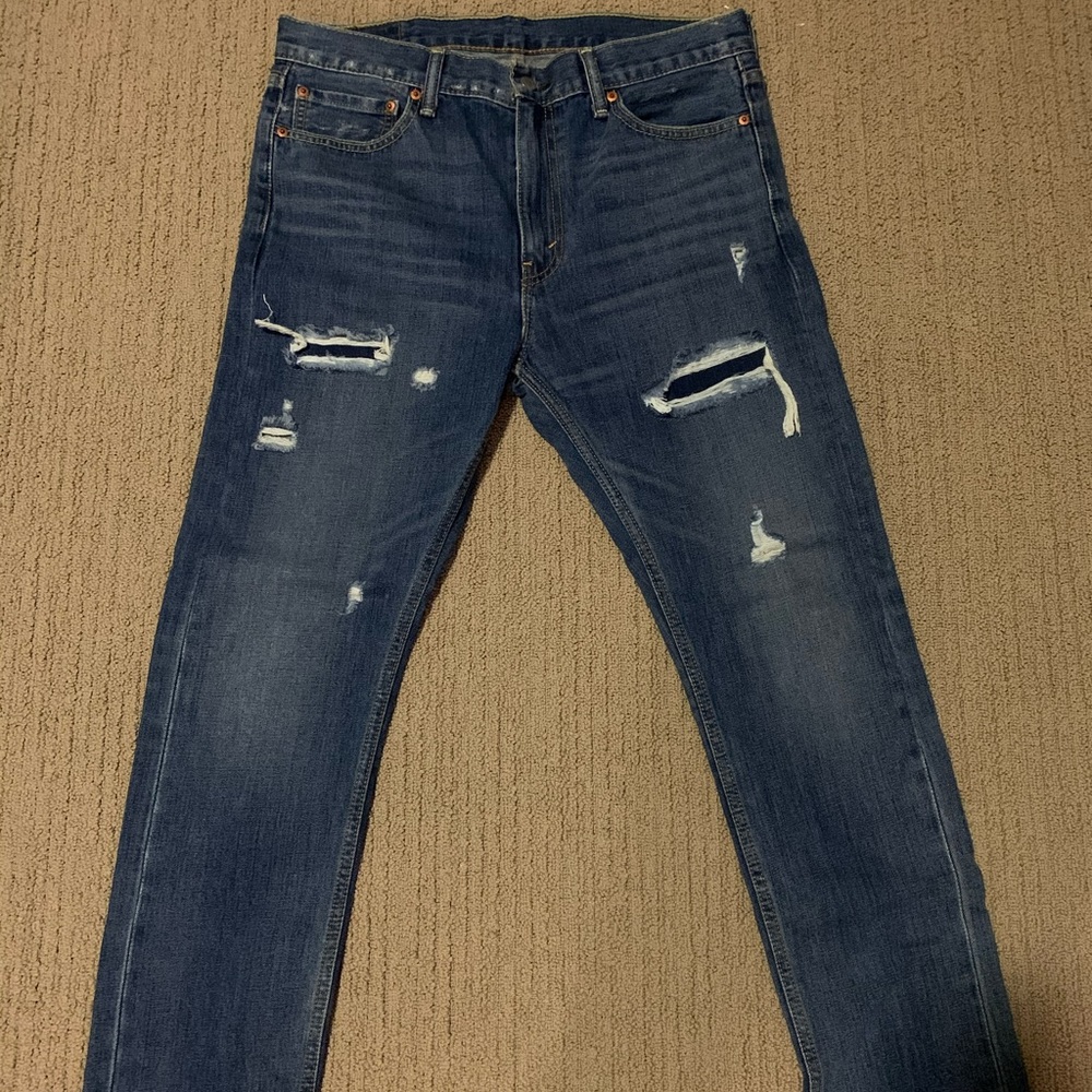 Levi’s 510 34x30 Ripped Skinny Jeans